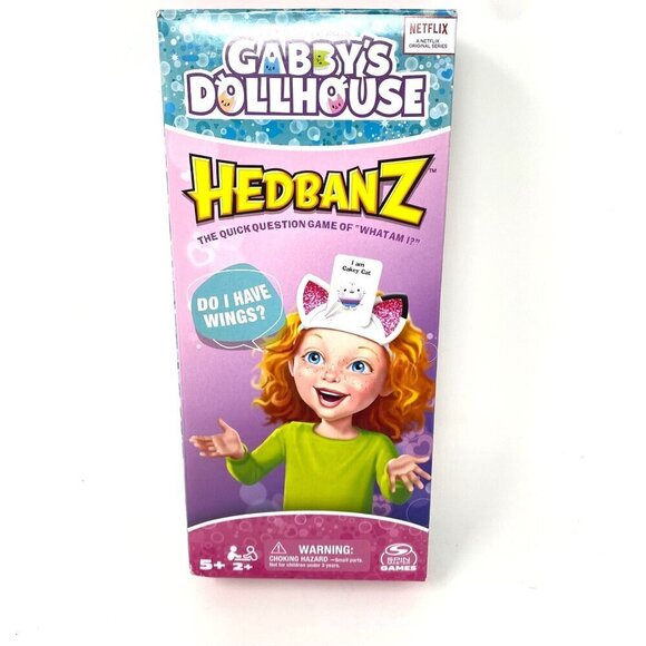 Gabby's Dollhouse Hedbanz Expanz Card Guessing Game Questions Clues - Picture 2 of 5